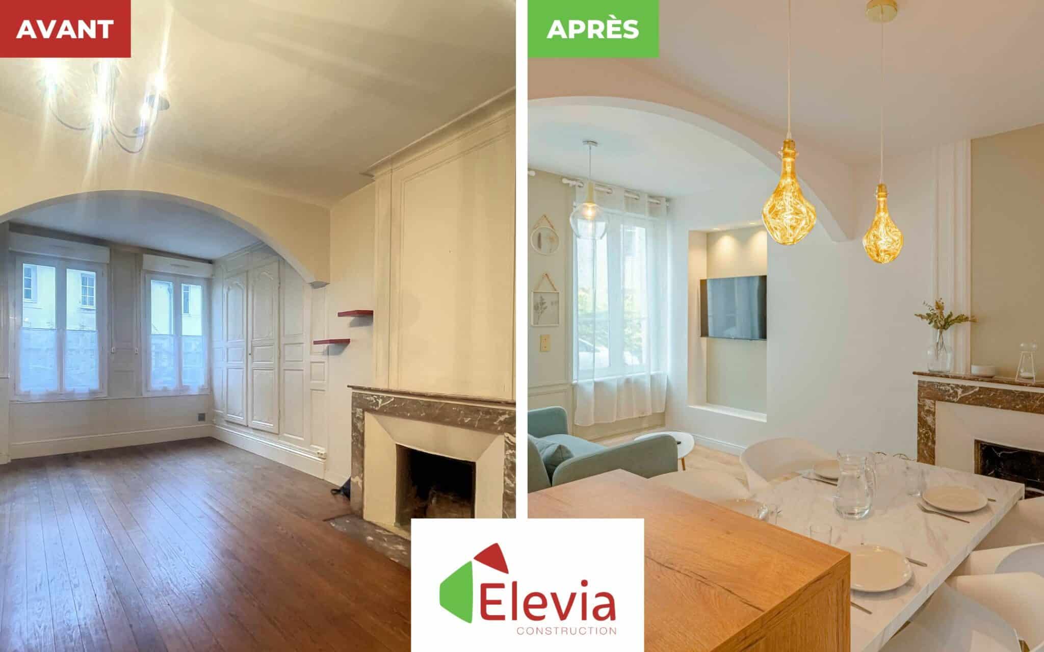 Avant/Après : Rénovation d'un appartement à Caen