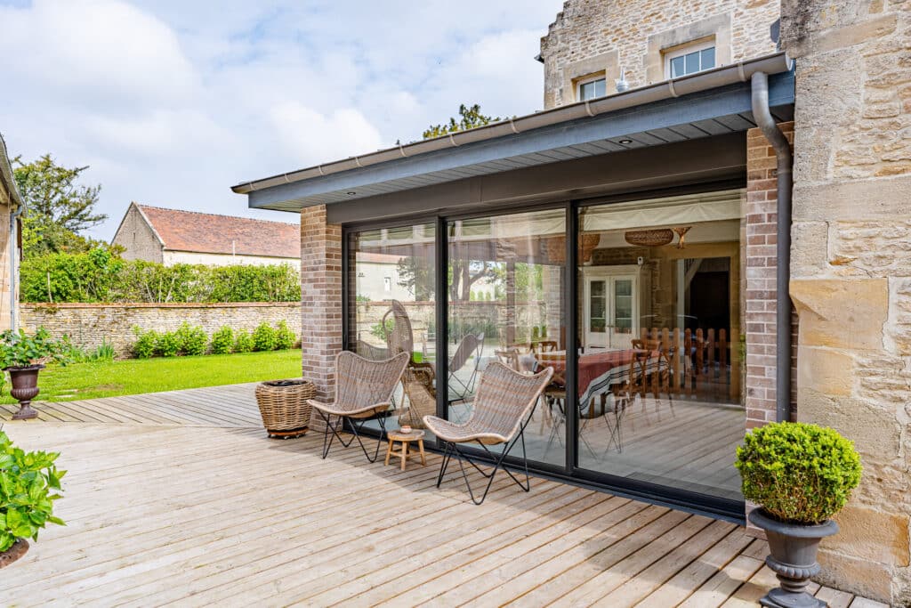 Elevia extension atypique maison traditionnelle en pierre nord de Caen (15)