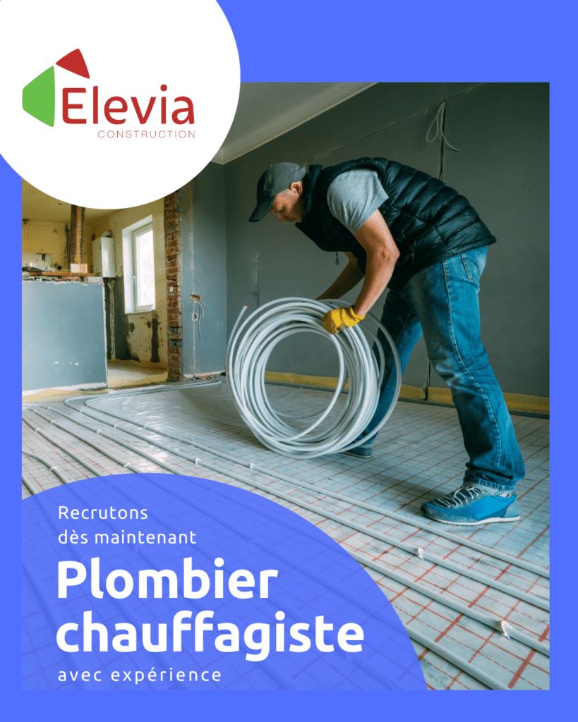 elevia recrutement plombier